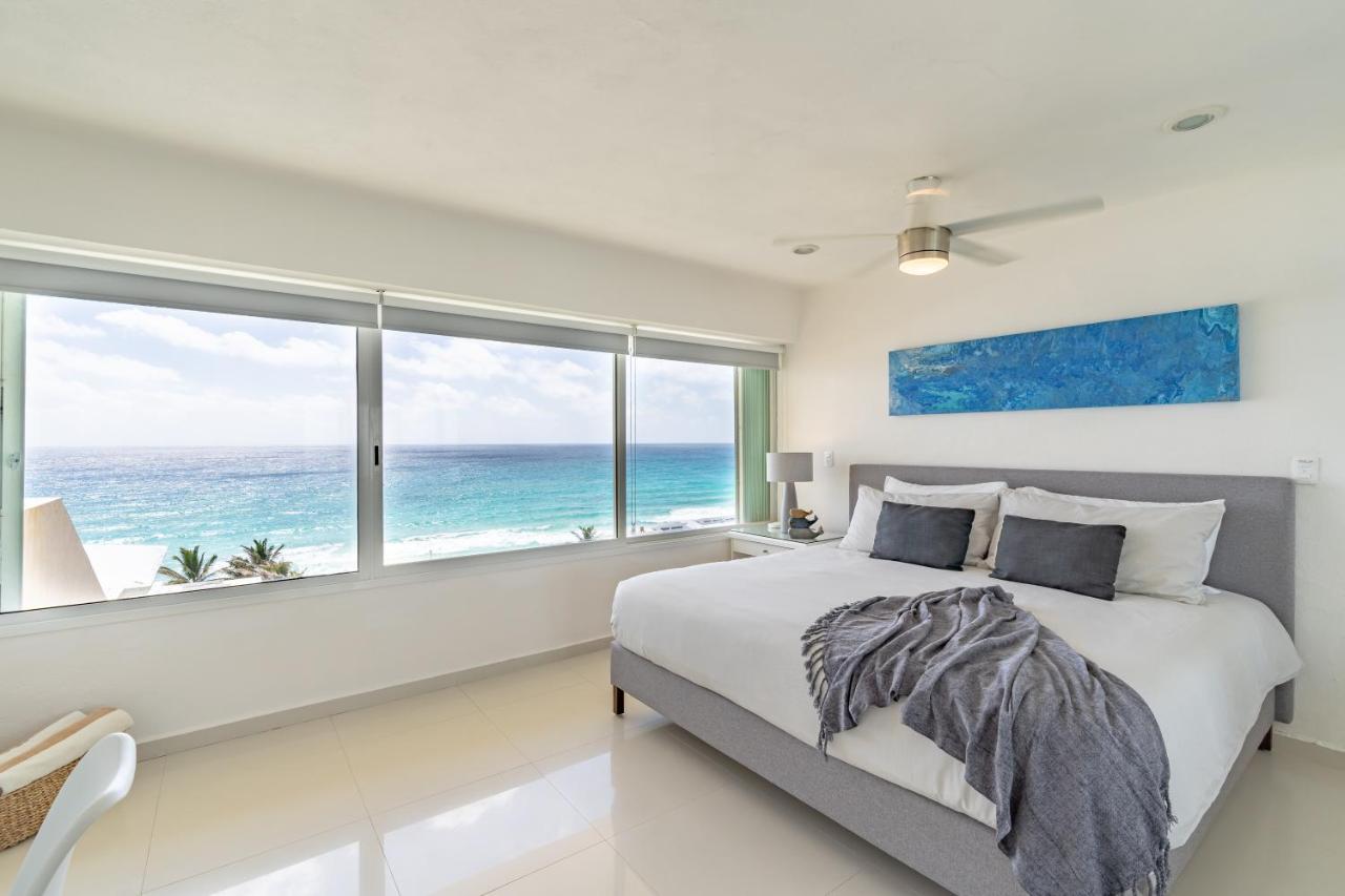 Ocean View Three Bedroom, Three Story Penthouse By The Beach Cancún Exterior foto