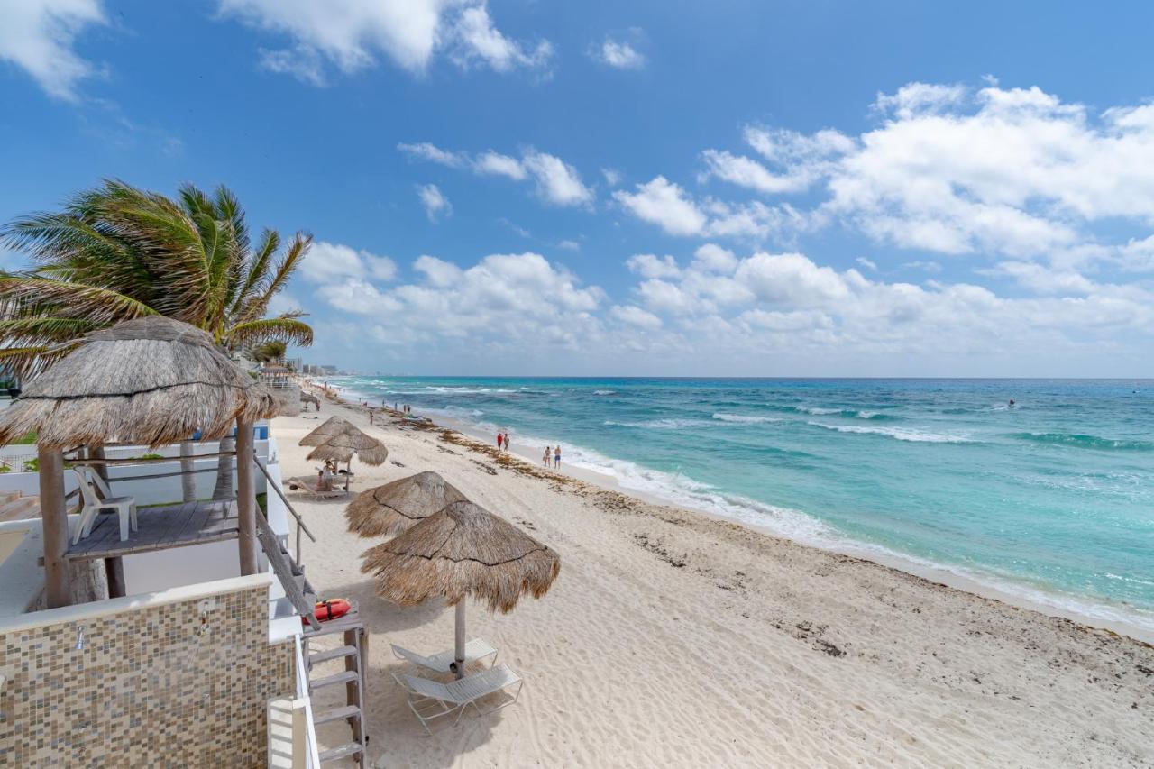 Ocean View Three Bedroom, Three Story Penthouse By The Beach Cancún Exterior foto